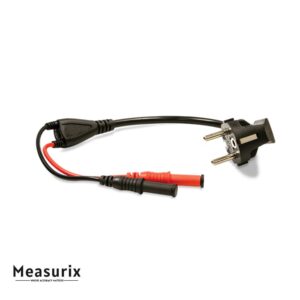 Extech CLT-ADP-EU Socket Adapter with European 2-Pin Type C Plug