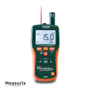 Extech MO290 Pinless Moisture Psychrometer with IR