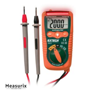 Extech DM220 Mini Pocket MultiMeter with Non-Contact Voltage Detector